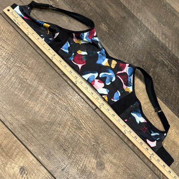 Brooks Women's Drive Convertible Sports Bra Fast Floral Print Size 36B - Picture 7 of 9